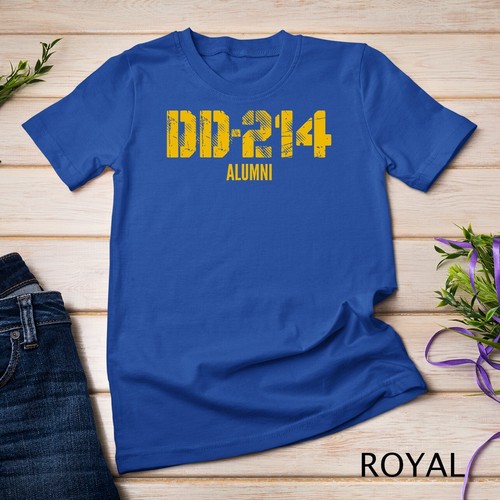 DD-214 US Alumni Distressed Military T-Shirt Unisex T-Shirt - Bild 12 von 15