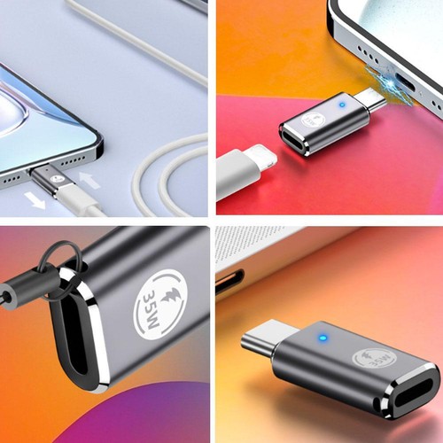 For iPhone 8pin Port To USB-c 3.1 Type C Adapter Cable Converter Charger |U.S - Bild 5 von 14