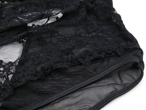 Women's Sexy Lingerie Sleepwear Babydoll Underwear Lace Dress G-String Nightwear - Picture 9 of 27