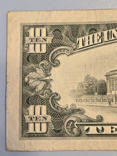 $10 Dollar Anniversary Birthday Note February 4, 5 / April 2, 5 / May 2, 4 1955 - Picture 14 of 24