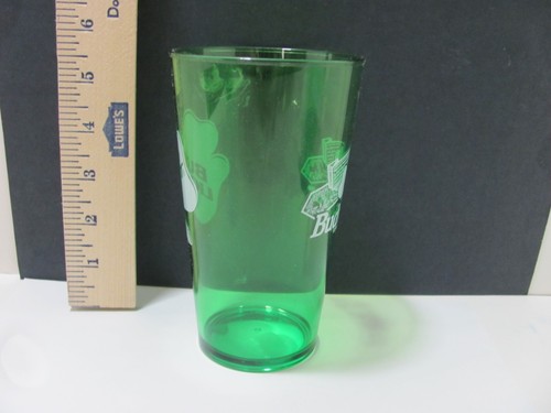 NEW! Unused Budweiser Bud Light Green Shamrock 12oz Plastic Beer Tumbler Cup - Picture 3 of 9