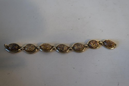 Womens Bloomingdale's Gold 2 Pc Costume Jewelry Set Adjustable Ring Bracelet - Picture 3 of 8