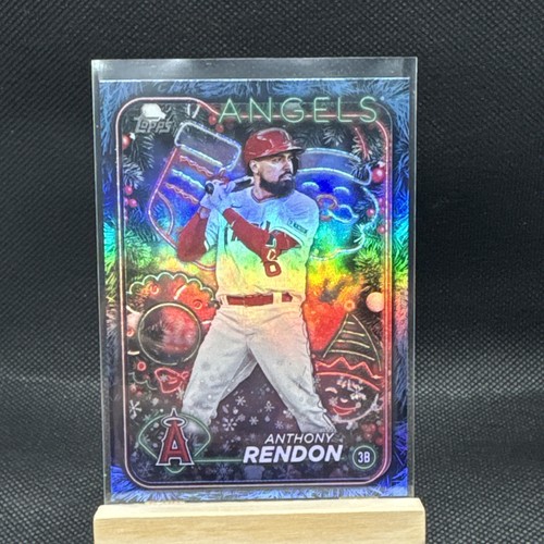 Anthony Rendon 2024 Topps Holiday Tree Blue Metallic Los Angeles Angels #H137