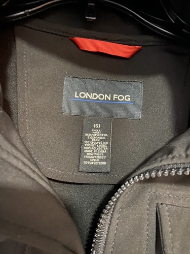 London Fog Damen Mantel Jacke mit Kapuze und Bindeband schwarz Größe S - Bild 5 von 10