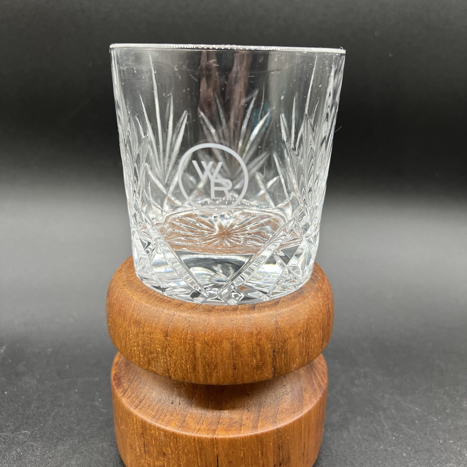 Glencairn Woodford Reserve Bourbon Whiskey Crystal Lowball Rocks Glass  -image