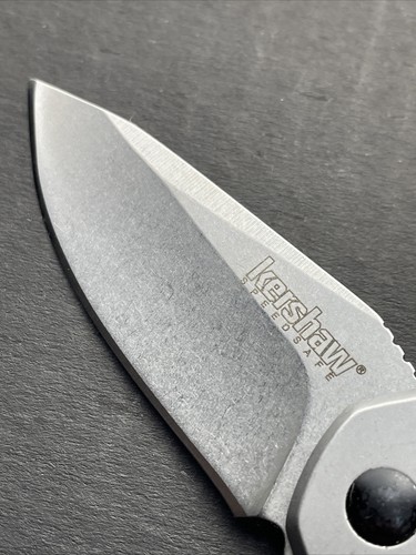 Kershaw 1375 Valve Framelock Assisted Opening Gray Pocket Folding Knife - Picture 3 of 20