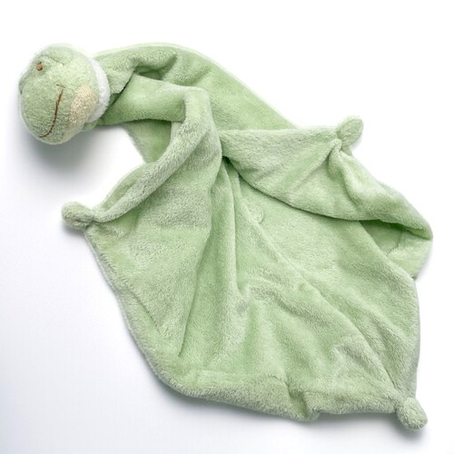Angel Dear Green Frog Lovey bambino peluche pastello 2014 coperta di sicurezza camoscio 17 pollici - Foto 6 di 12