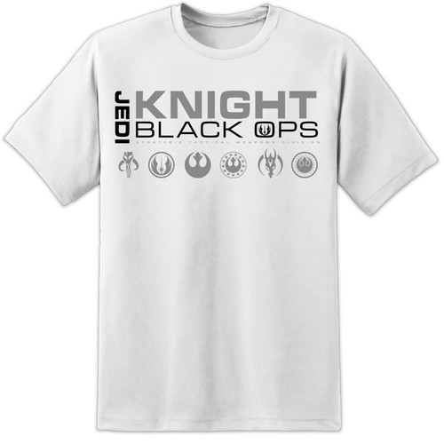 Mens Star Wars Jedi Knight Black Ops Div. T Shirt Last Episode VIII 8 Han Solo - Picture 3 of 6