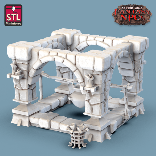 3D Printed STL Miniatures Inn Tavern Set Fantasy NPC 28mm - 32mm War Gaming D&D - Picture 16 of 36
