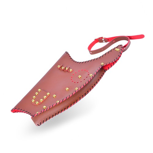 Traditional Recurve Bow Bag Arrow Quiver Leather Holder Waist Hip Longbow Target - Picture 13 of 17