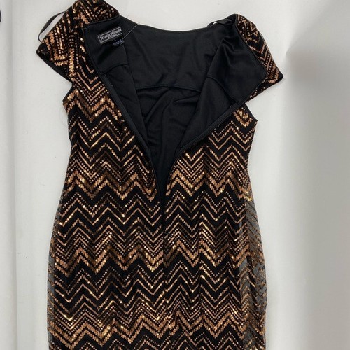 Women Bodycon dress S Sparkling zig zag sequin bodycon NWT - Picture 9 of 11