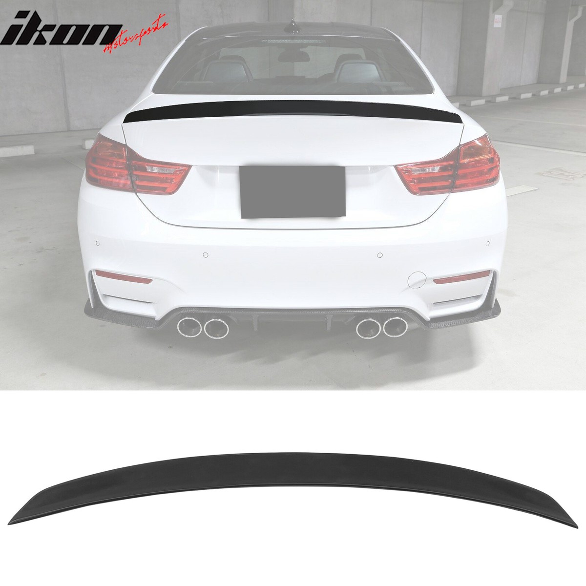 Fits 15-20 BMW F82 M4 3D Style Rear Trunk Spoiler Wing Tail