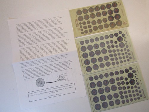 ED Model Almark 1:72 Decal Sheet RAF B Type Roundels 3 Sheets - Foto 3 di 6