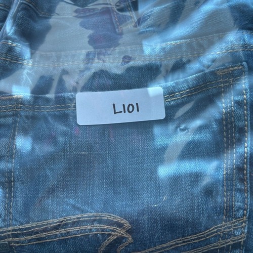 Silver Men Jeans Gordie Loose Fit Straight Leg Light Wash Whiskering 34x30 L101 - Picture 11 of 11