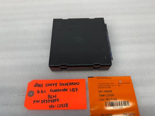 01 02 Chevrolet GMC DURAMAX LB7 6.6 BODY CONTROL MODULE BCM 09375899 - Picture 7 of 10