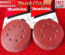 20pcs Genuine Makita Sanding Disc125mm 60Grit Hook&Loop BO5031 BO5012/10 Sanders