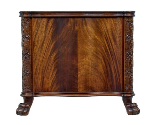 MID 20TH CENTURY CARVED MAHOGANY SWEDISH DESK - Picture 8 of 11