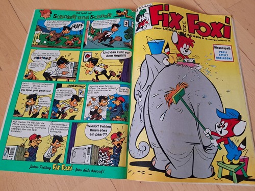 Fix + Foxi Sammelband Nr.64 von 1970 mit Fix + Foxi 18.Jg. Nr.48, 46, 45 - Z1-2 - Bild 2 von 4
