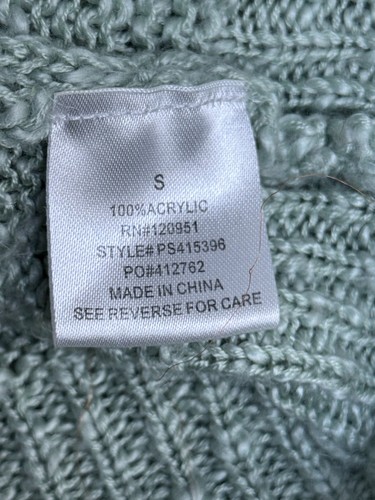 Pink Rose Boho Fisherman Knit Fairy Sweater Dress Small Mermaid Soft Girl Hippie - Picture 8 of 13