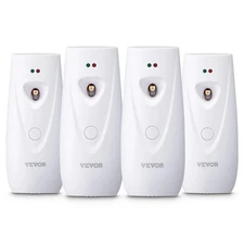 VEVOR Automatic Air Freshener Spray Dispenser, 4-Pack, Wall Mounted or Free Stan