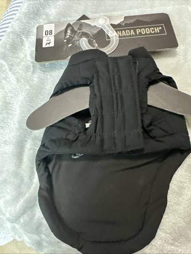 Canada Pooch Ultimate Stretch Vest Puffer Dog Jacket Size  8 Black NWT - Picture 4 of 6