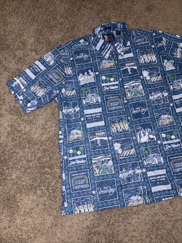 Reyn Spooner The Beach Boys Endless Summer Limited Issue Shirt SS Buttoned Large - Picture 2 of 13