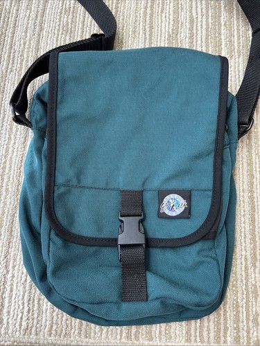 Vintage Eagle Creek Travel Gear Grün Crossbody Schultertasche Unisex Cordura - Bild 2 von 8