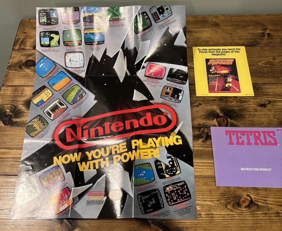 Tetris (Nintendo Entertainment System, 1989) w/ Original Box, sleeve, booklet - Image 4 of 4