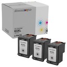 Zamiennik wkładu atramentowego do HP 63XL F6U64AN Wysoka wydajność (czarny, 3-pak)