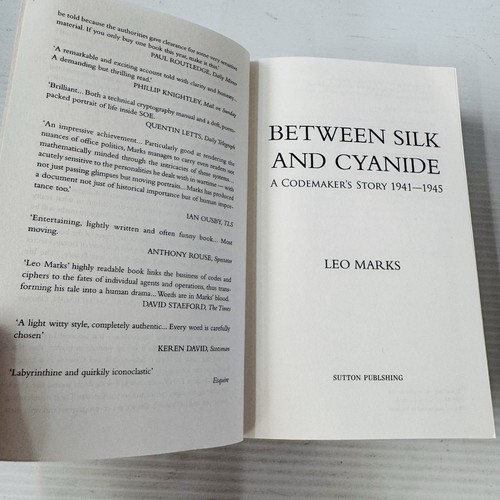 BETWEEN SILK AND CYANIDE - A CODE MAKER’S WAR 1941-45 (PAPERBACK) - Picture 5 of 8