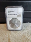 2022 W Burnished Silver Eagle NGC MS 70 Brown Label