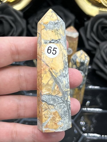 Natural Maligano Jasper points Natural finish Free ship & Gift - Picture 18 of 24