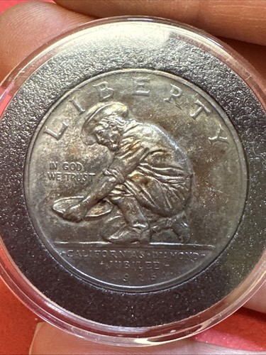 1925 S California Diamond Jubilee Commemorative Silver Half Dollar - Picture 1 of 8