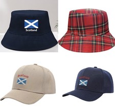 Scotland Bucket Hat or Skip Cap, Various Designs. Fast, Free UK Postage