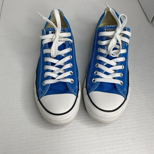 Converse Blue Unisex 9 Men 11 Women Used Great Condition - Picture 2 of 5