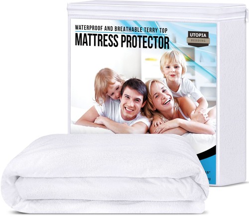 Protector Colchón Impermeable Queen Size, Funda Colchón Terry Premium 200 GS... - Imagen 4 de 9
