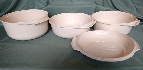 Cocina apilable TUPPERWARE 4 piezas vaporera almendra microondas caramelo maíz + receta - Imagen 3 de 18