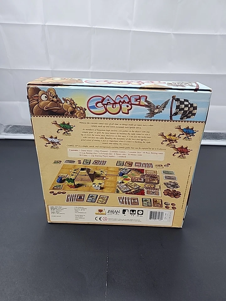 Camel Up Board Game 100% Complete Z-Man Games 2014 Steffen Bogen CIB - Image 2 of 4