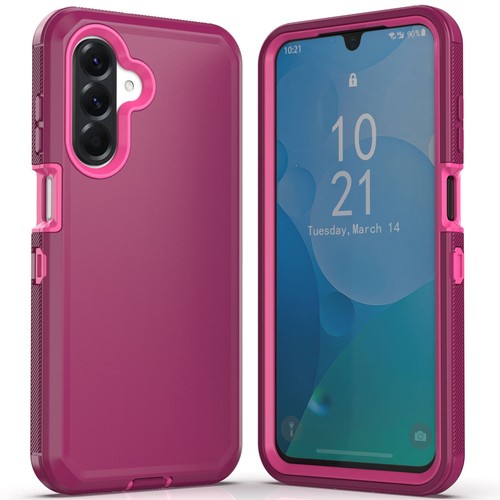 For Samsung Galaxy A17 Shockproof 3 in 1 Hard Rugged Phone Case Heavy Duty Cover - Picture 48 of 61