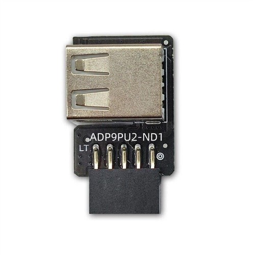 USB2.0 9Pin to USB2.0 TypeA Female Socket Adapter Front Panel Header Connector - Zdjęcie 14 z 18