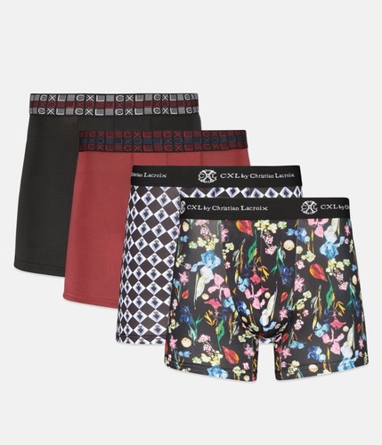 Christian Lacroix Men's Boxer Briefs Underwear Stretch CXL 4 Pack X-Large XL - Picture 3 of 3