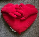 IKEA FAMNIG HJARTA Red Heart Pillow .