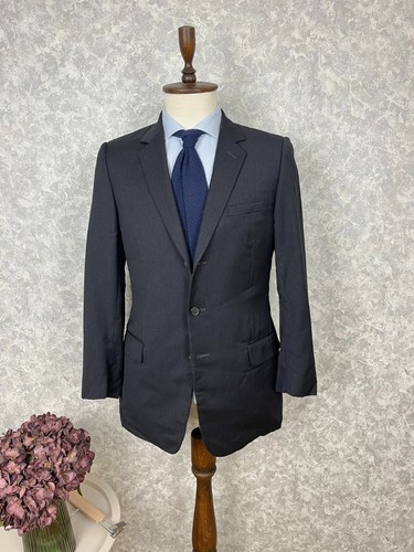 Mens Dior Homme Charcoal Wool 2 Piece Italy Made Formal Suit 40, EU 50 W36 L30 - Picture 2 of 14