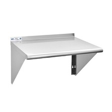 Stainless Steel Shelf 18 x 24 Inches, 300 lb, Commercial Wall Mount Floating ...