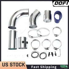 Universal 3" Car Cold Air Intake Pipe Kit Combined Alumimum Induction System New