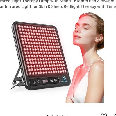 Astarexin Red Light Therapy Panel 225 LEDs 660nm 850nm Portable Adjustable Timer