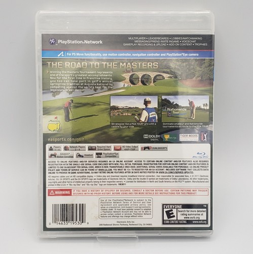 Neu Tiger Woods PGA Tour 12 The Masters ~ PS3 ~ CIB 2011 EA Sports - Bild 2 von 2