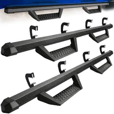 Fit 07-18 Silverado/Sierra 1500 2500 Crew Cab 4" Running Board Nerf Bar