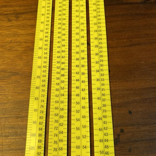 HABERULE 1963 USA “10” Type Gauge Point Size Ruler Arthur Brown Co. Typesetting - Picture 7 of 9