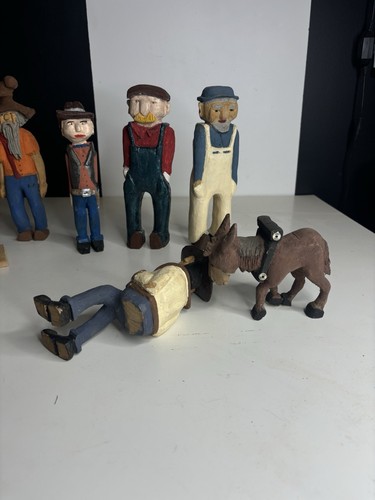 Handgeschnitzte Volkskunst Figurative Skulptur Außenseiterkunst - Bild 5 von 15